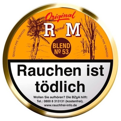 5x R and M BLEND No.53 Pfeifentabak je 100g Dose 22,00  (220,00 /kg)