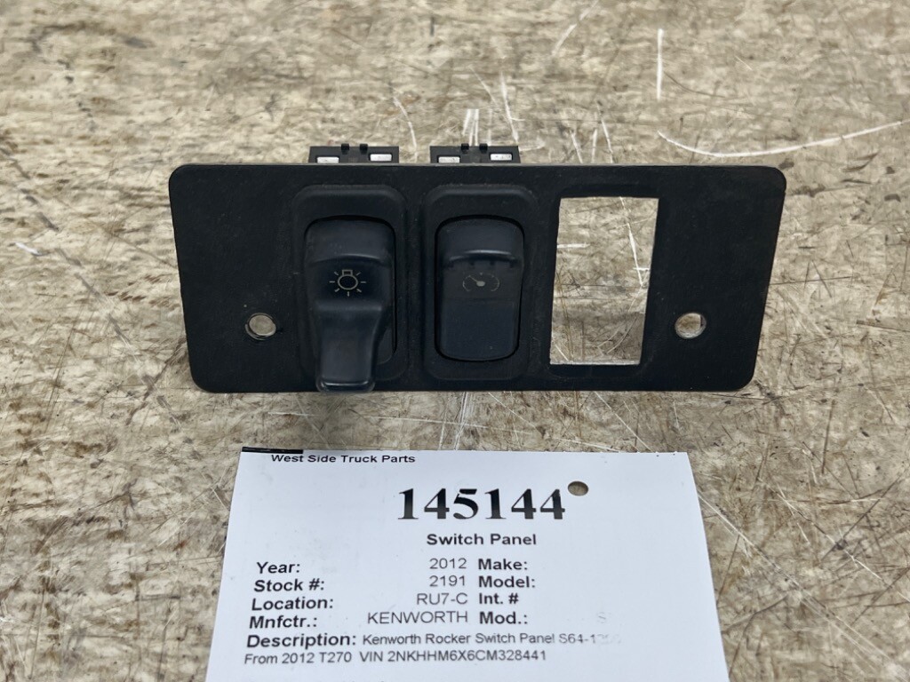 s61 Kenworth Rocker Switch Panel S64-1299-1111 From 2012 T270 | eBay