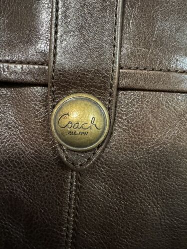 Vintage Coach Fayth braune hohe Damenstiefel aus Leder mit Absatz 8 Reiten Western - Bild 7 von 10