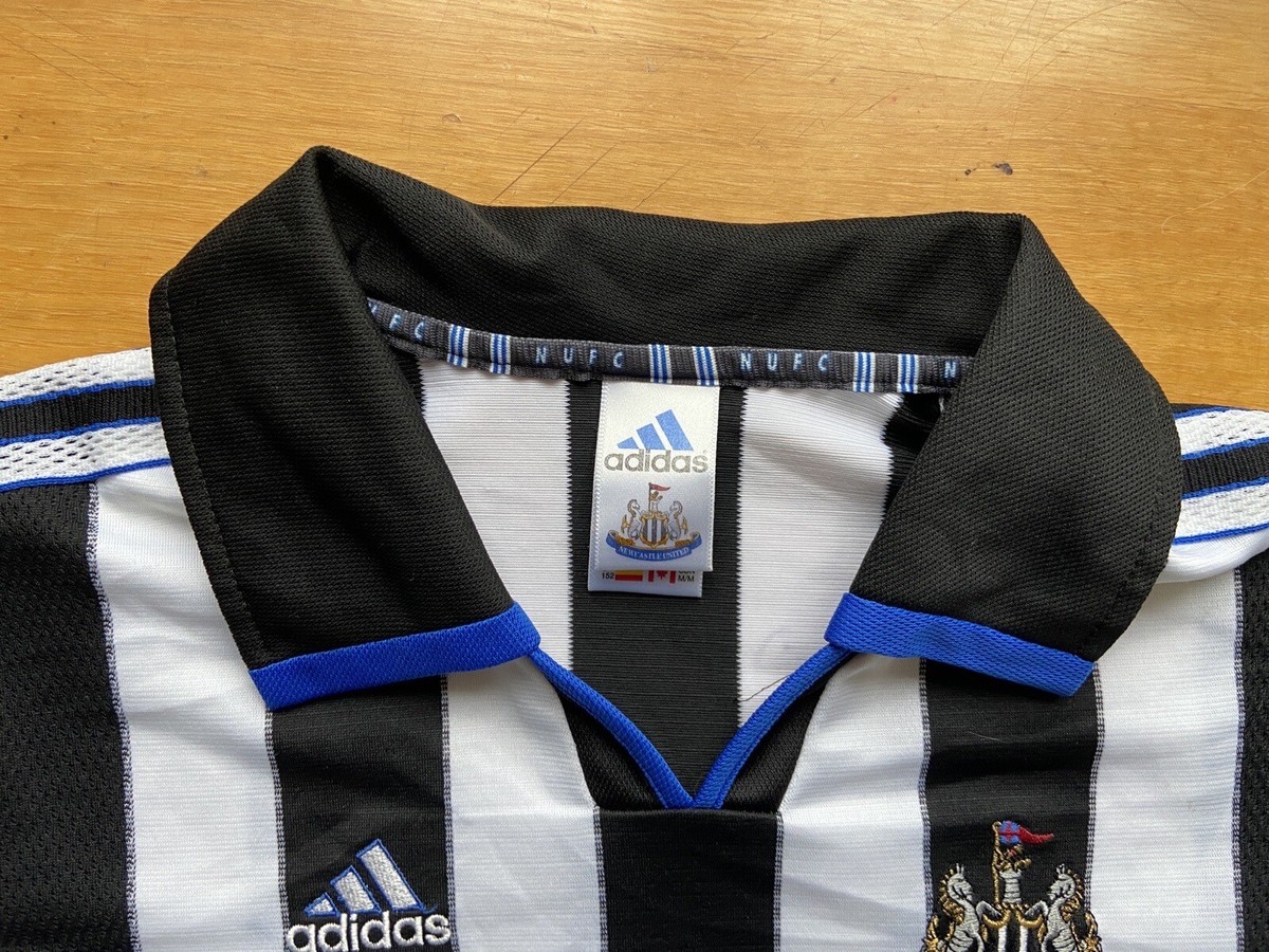 NEWCASTLE UNITED 1999 2000 HOME FOOTBALL SHIRT SOCCER JERSEY