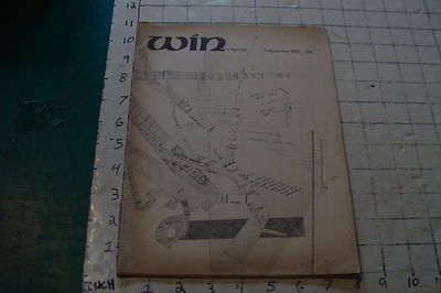 Vintage Magazine: WIN Magazine 1 september 1969, 34 pgs