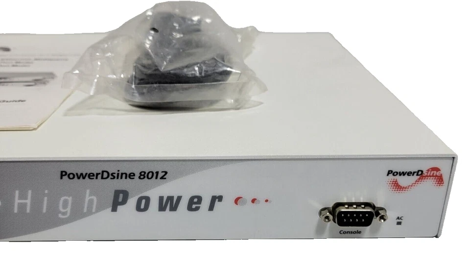 Conmutador PowerDsine 8012 PD-8012/AC 100-240 60/50 Hz Alta Potencia A través de Ethernet NE Foto 3 de 4