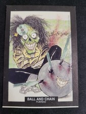 1991 Brockum Rockcards BALL AND CHAIN PUSHHEAD STICKER card 