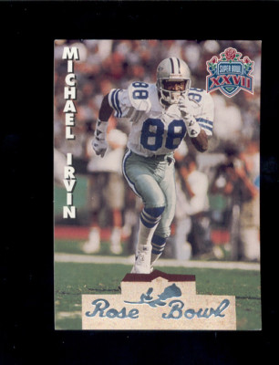 1993 Heads & Tails MICHAEL IRVIN Dallas Cowboys Super Bowl XXVII