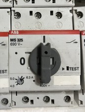 3- ABB MS325 MANUAL MOTOR STARTER 690 VAC MS 325 (Lot of 3)