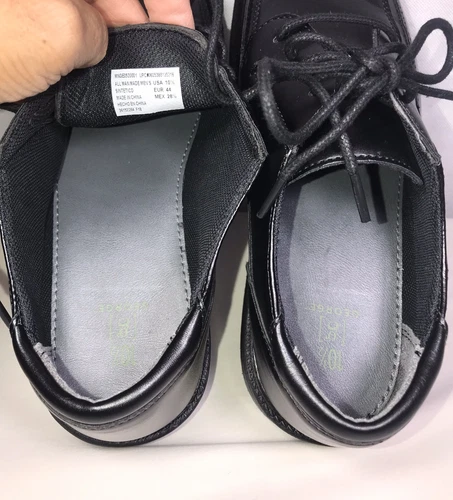 George Dress Shoes Men 10.5 Black Lace Up Formal Lightweight - Picture 7 of 7