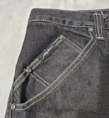 トップス karl kani-jeans 90s Vintage 90s Men's Karl Kani Denim Blue Jeans 30x33 Metal Plate