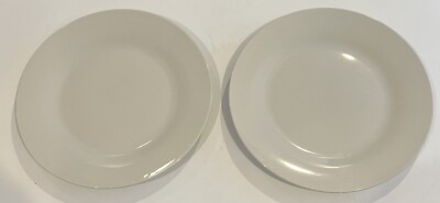 VGC Set of 2 Royal Norfolk White 10.5'' Dinner Plates by GreenBriar International