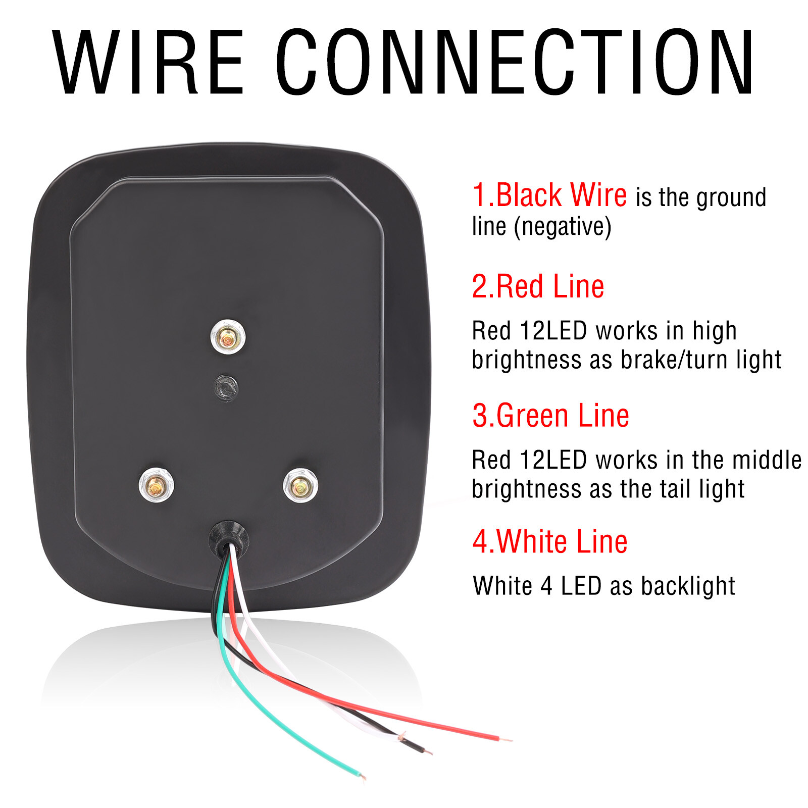 7inch LED Headlights + Tail Lights Set Combo 4X For Jeep Wrangler TJ 1997-2006