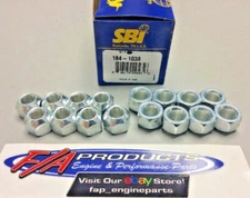 3/8" Rocker Arm Locking Adjuster Nuts SBI 184-1038 Set Of 16 Fits SBC & Others