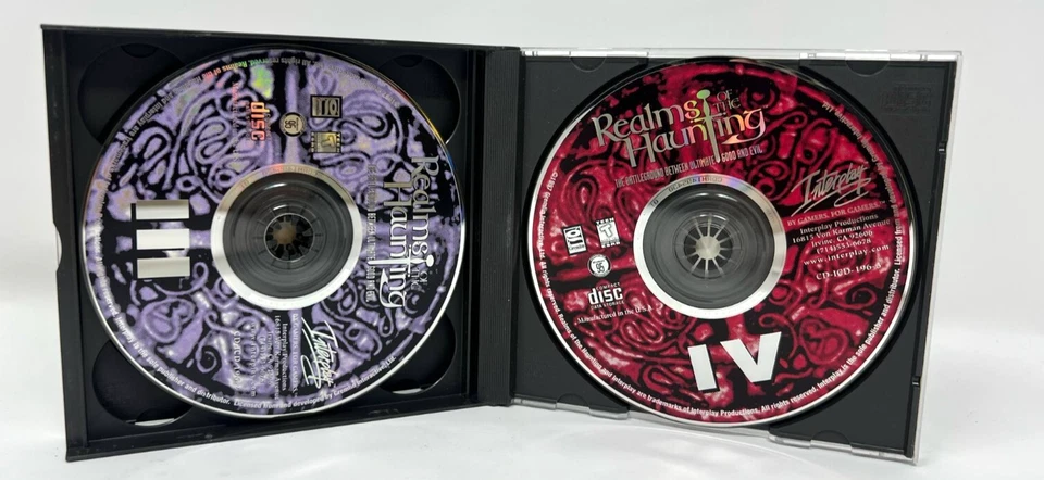 Realms of the Haunting PC, 1996, All 4 Game Discs & Manual In Jewel Case - Image 4 of 4