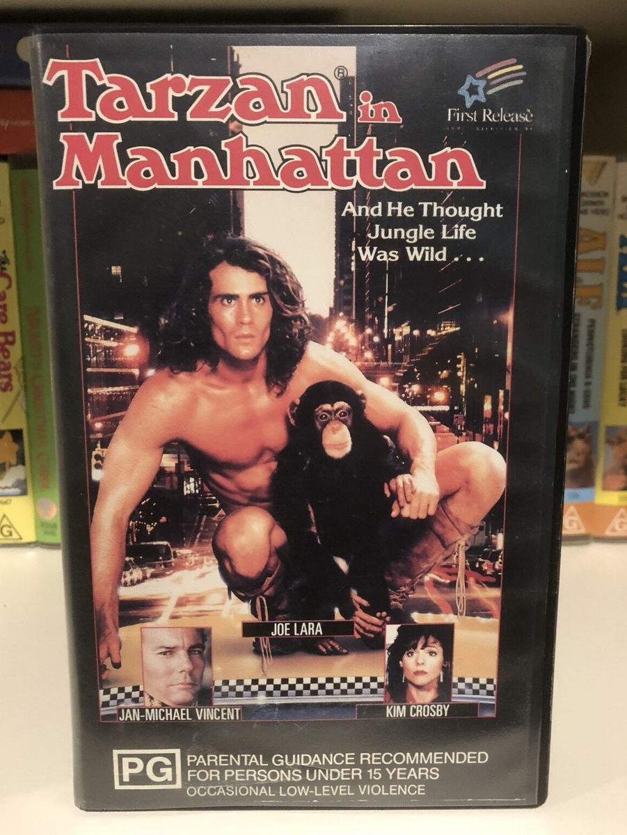 TARZAN IN MANHATTAN - JOE LARA & JAN MICHAEL VINCENT - VHS | eBay