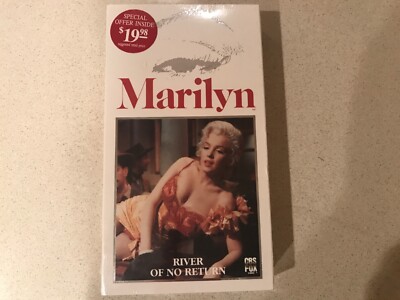 River of No Return (VHS, 1987, CBS Fox) Marilyn Monroe, Robert Mitchum
