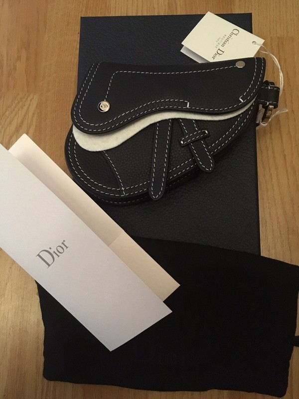 dior key ring saddle