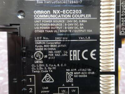 1PCS Ein Gebraucht OMRON NX-ECC203 Anschluss