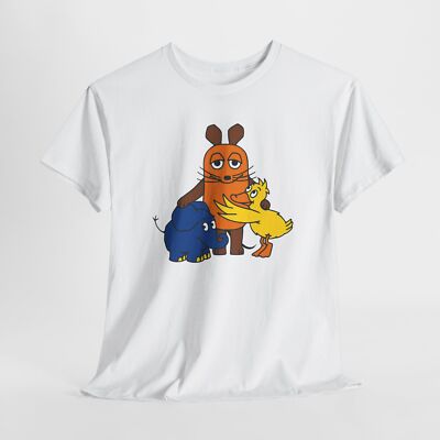 German TV Cartoon Mouse Retro Unisex Tee, Die Sendung mit der Maus Shirt,