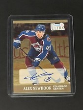 Alex Newhook Auto Gold/25 - Rookie Auto RC - 2021-22 Fleer Ultra Update