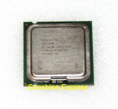 Intel Pentium D Processor 945 SL9QQ 3.40GHz 4MB 800FSB Socket 775