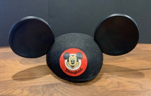 Vintage Disneyland felt Mickey Mouse Hat w/ Ears USA by Benay Albee 
