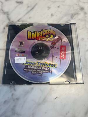 Roller Coaster Tycoon 2 Time Twister Expansion Pack Jewel Case PC CD-ROM PC8124