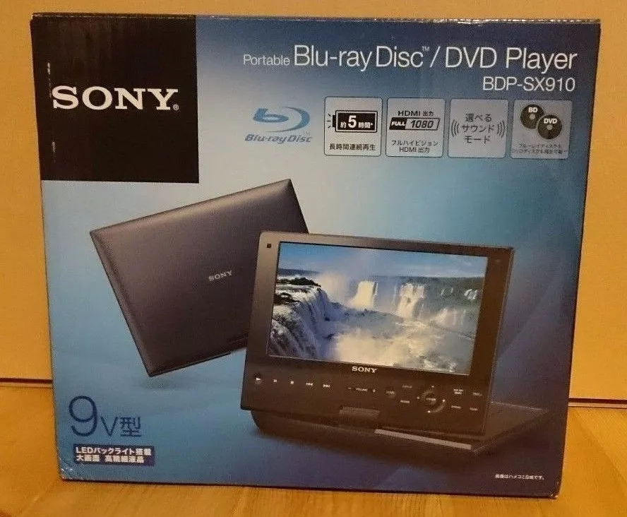 Disque Blu-ray portable / lecteur DVD Sony BDP-SX910 livraison du Japon