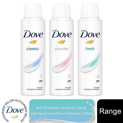 Dove Anti-Transpirant mit 48H Schweißschutz Deo Spray, 150ml