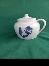 Pfaltzgraff Yorktowne Bean Pot Crock With Handle And Lid Very Good