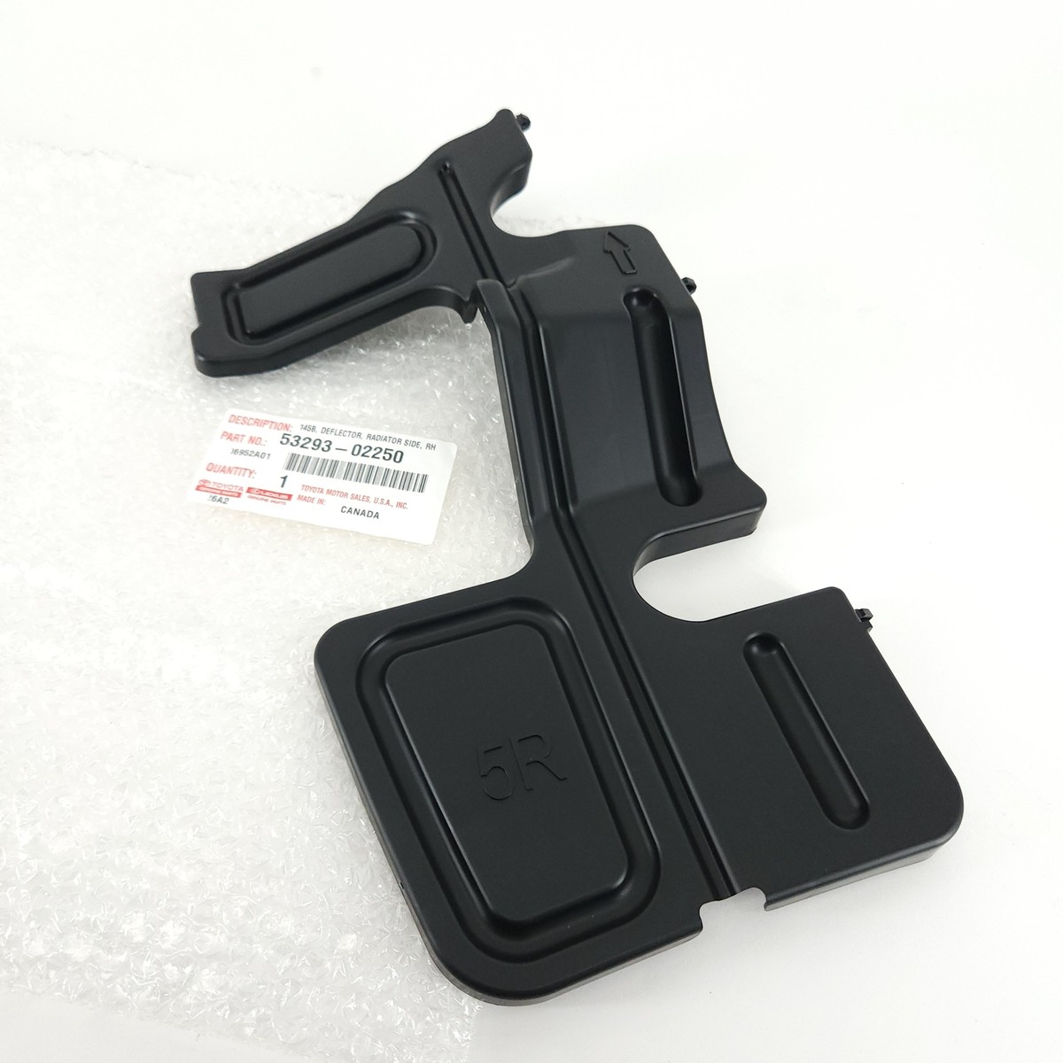 Genuine OEM Toyota 53293-02250 Passenger RH Radiator Air Deflector