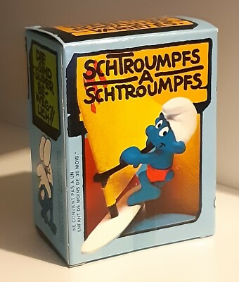 Figurine Schtroumpfette Schleich N°40234, Avec Coiffure Et Boîte, Occasion, Collection