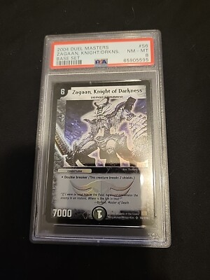 2004 Duel Masters Zagaan, Knight Of Darkness Base Set Psa 8 NM-MT