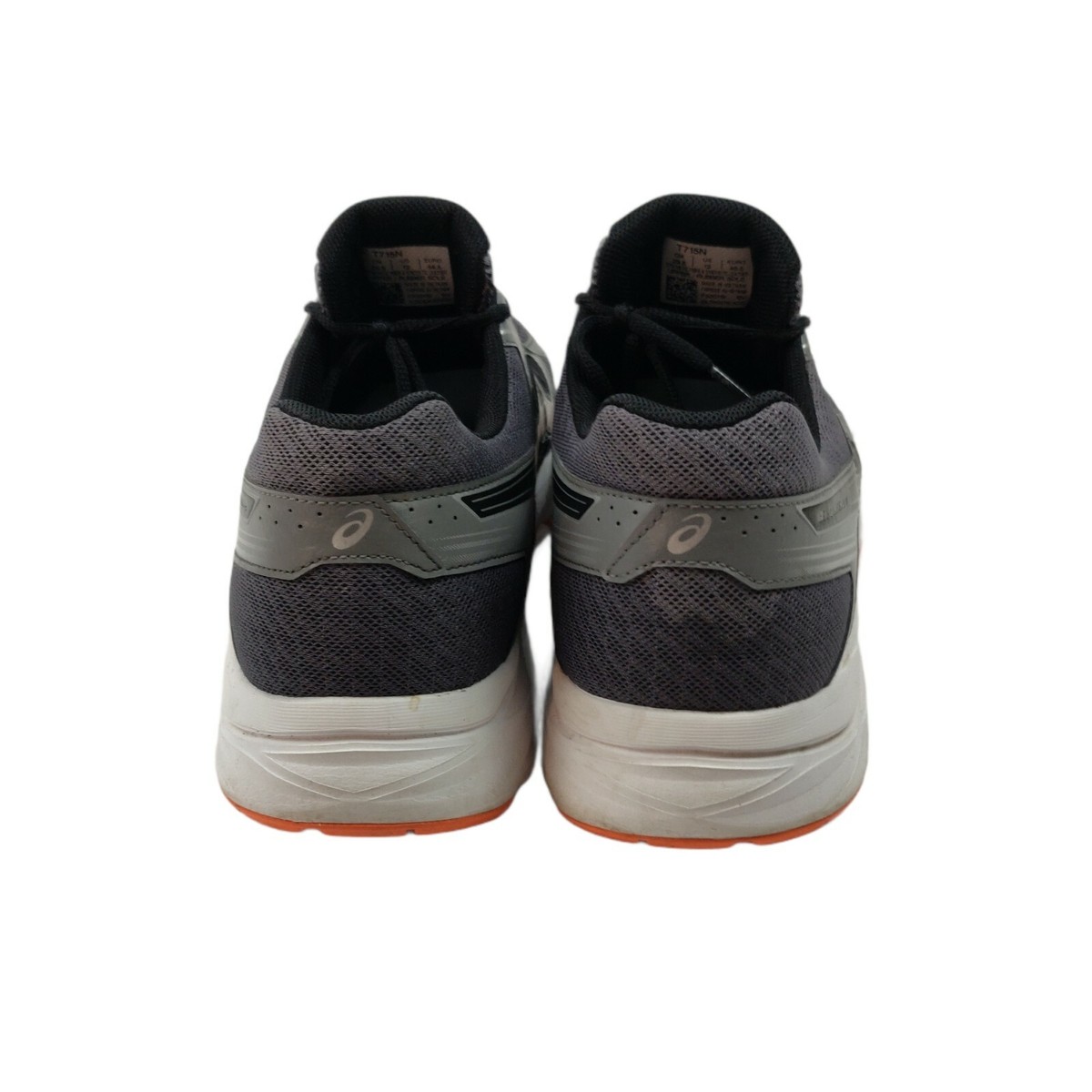 Asics Mens Gel Contend 4 T715N Gray Orange Running Shoes  display picture 1
