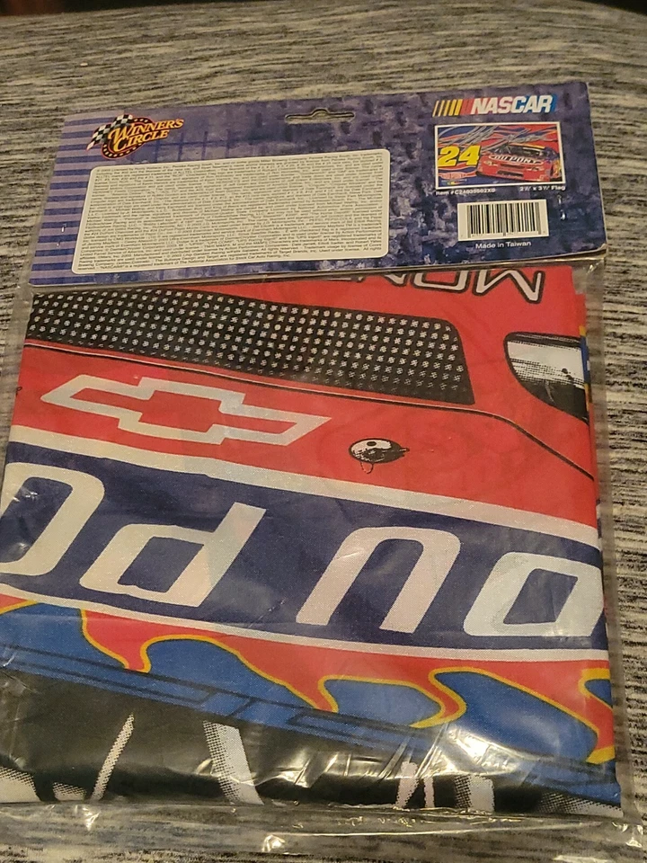 Jeff Gordon #24 NASCAR 2003 2'X3' Dupont Coleccionistas Bandera Ganador Círculo Prop Foto 3 de 4
