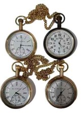 Handmade elgin vintage pocket Collectible Antique Brass Pocket