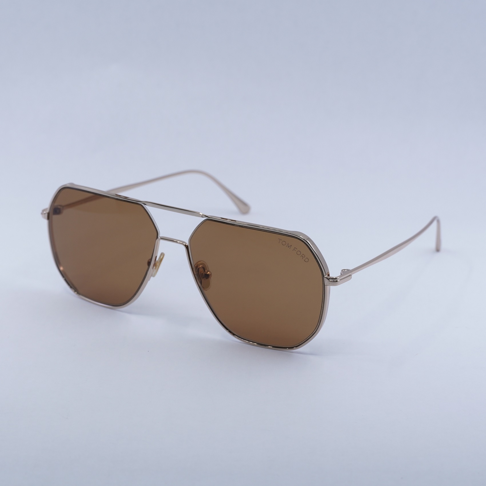 Occhiali Da Sole Tom Ford Gilles-02 Aviator Oro TF852 28E - UV400 Made In Italy