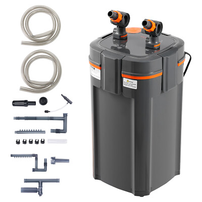 VEVOR 378,5 L Aquariumfilter Filter 12 W UV-Lampe leise
