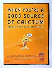 Honey Nut Cheerios Cereal General Mills 2000 Print Magazine Ad Poster ADVERT