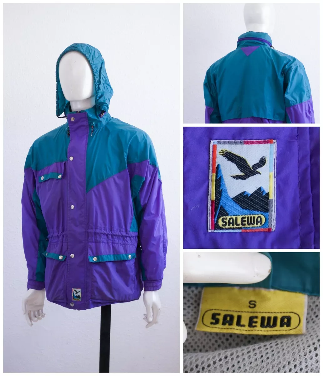 Mens Fleece Jacket Pullover Salewa Vintage Size XL Polarlite