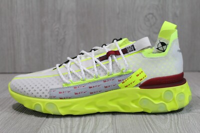 55 Nike React Runner ISPA Platinum/Volt Shoes CT2692 002 Mens 9 - 15