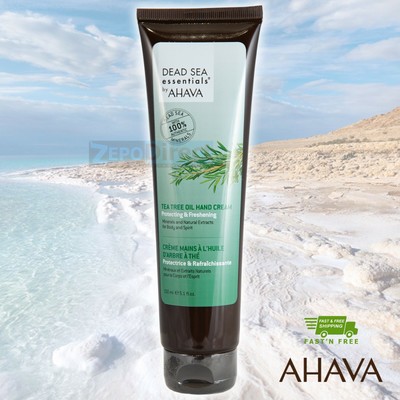 AHAVA Dead Sea Essentials Tea Tree Oil Hand Cream 150ml 5.1 fl. oz