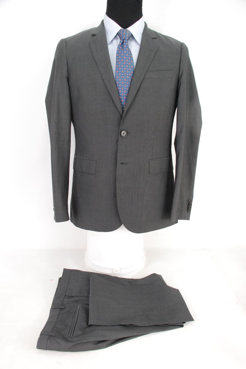 Recent Hugo Boss 2Btn Suit Ryan/Win Gray Lightweight Wool Flat