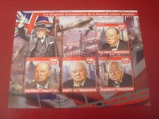 MADAGASCAR - 2016 CHURCHILL II - MINISHEET - UNMOUNTED USED MINIATURE SHEET