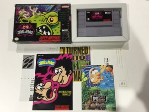 Joe And Mac Super Nintendo Snes Cib 100 Complete Ex Nr Mint Ebay