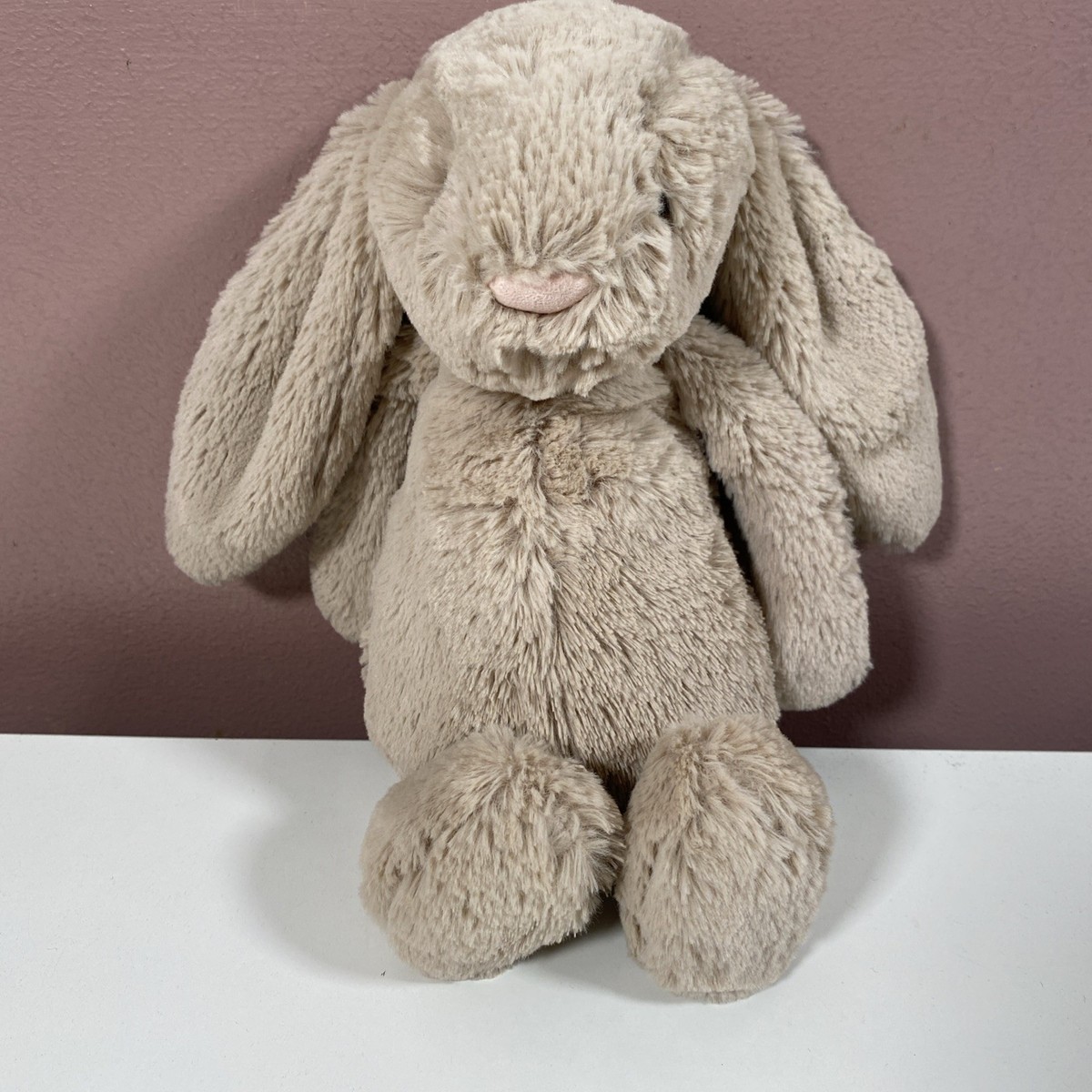 Jellycat Beige Bashful Bunny 12” JELLY7502. - VGC | eBay UK