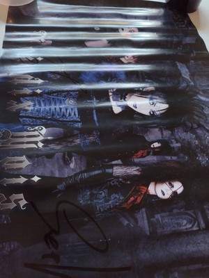 Moi dix Mois D+SECT Autograph Poster Mana Seth MALICE MIZER from