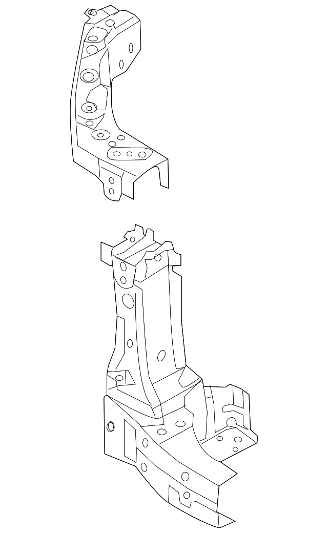 Genuine Nissan Radiator Support Side Panel 62520-6JF0ANew OEM NISSAN Part QTY 1(Please Provide VIN)