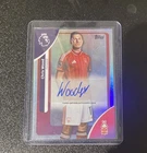 Topps Premier League Chris Woods Base Players Autograph Variation Card 2025/26