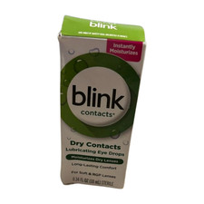 Blink Lubricating Eye Drops for Contact Lenses Instant Moisturizes - 0.34 fl oz
