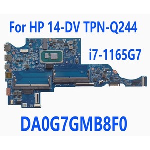 For HP 14-DV TPN-Q244 Laptop Motherboard i7-1165G7 M16647-601 DA0G7GMB8F0 Tested