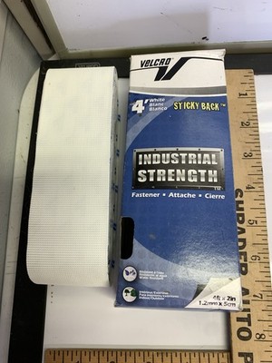 Industrial Strength Sticky Back Tape - White - New