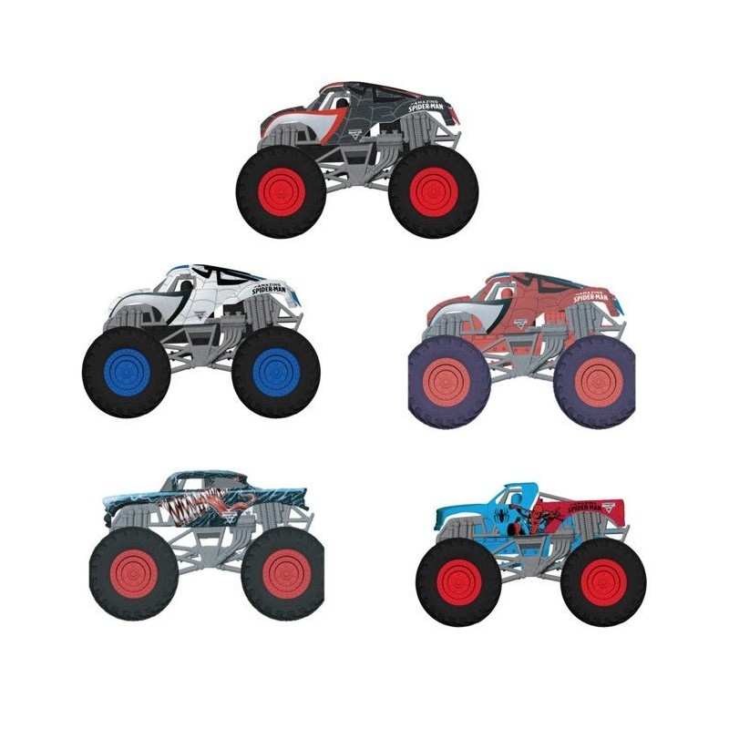 Spiderman Monster Jam Pack de 5 Idée Cadeau Anniversaire Garçon